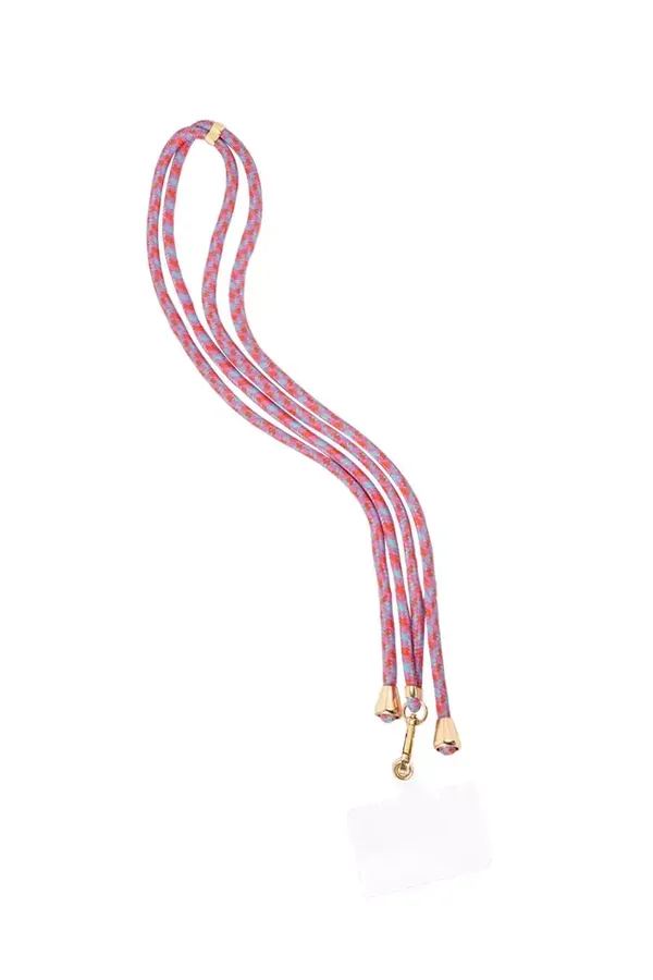 Telephone cord print - pink