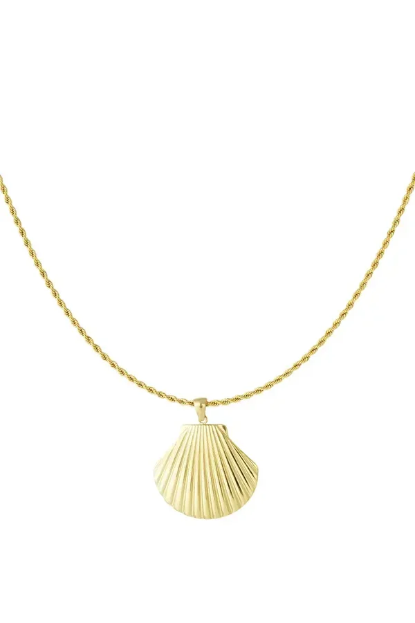 Shell statement ketting - Goud kleur