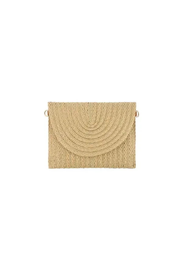 Zomer clutch living life - beige
