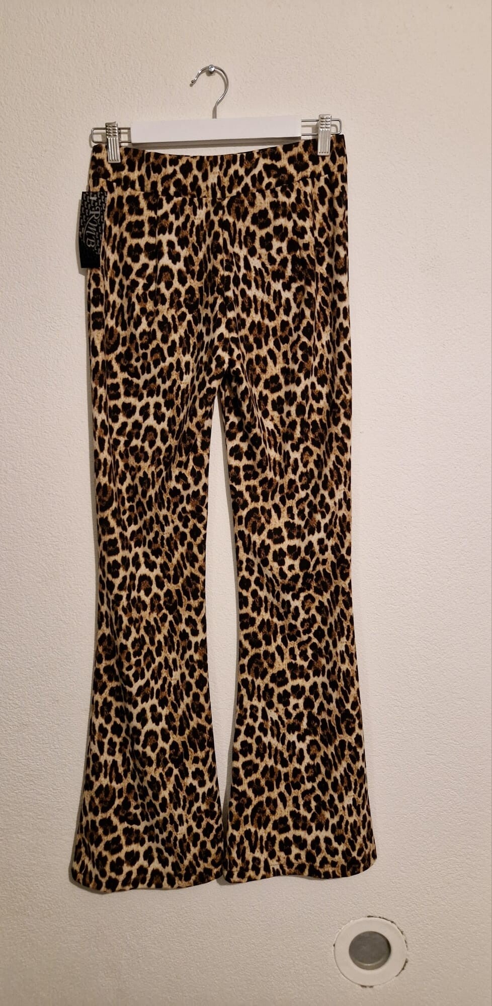 Panterprint flairbroek