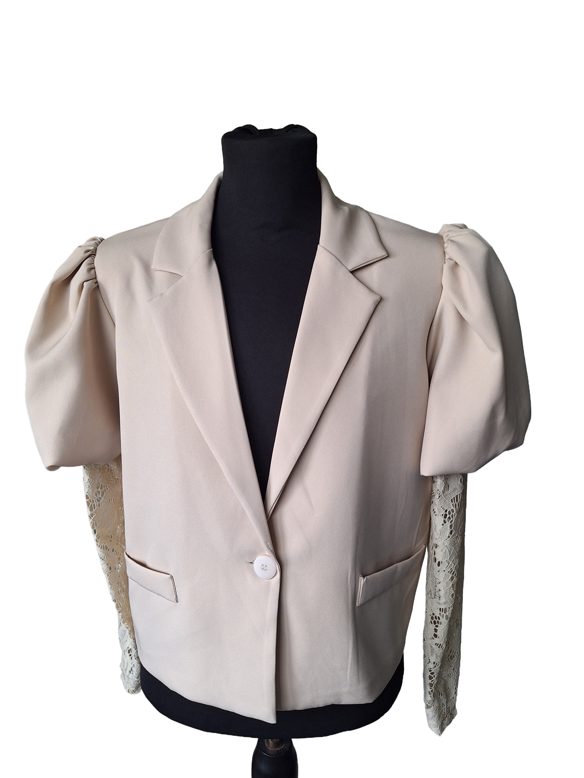 Elegante Blazer met Kanten Details