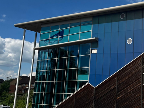 A view of The Snow Center, Hemel Hempstead