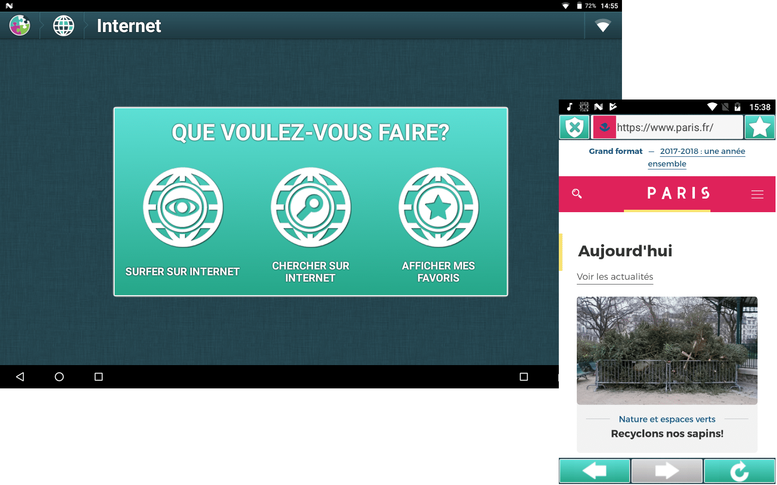 Tutoriel - Internet sur tablettes Seniors Numériques