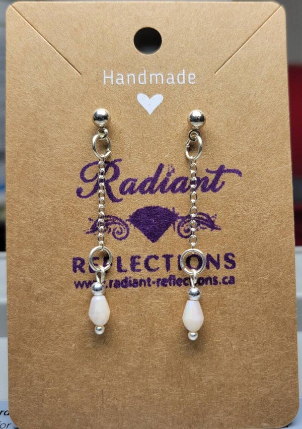Soft Pink Chain Earrings