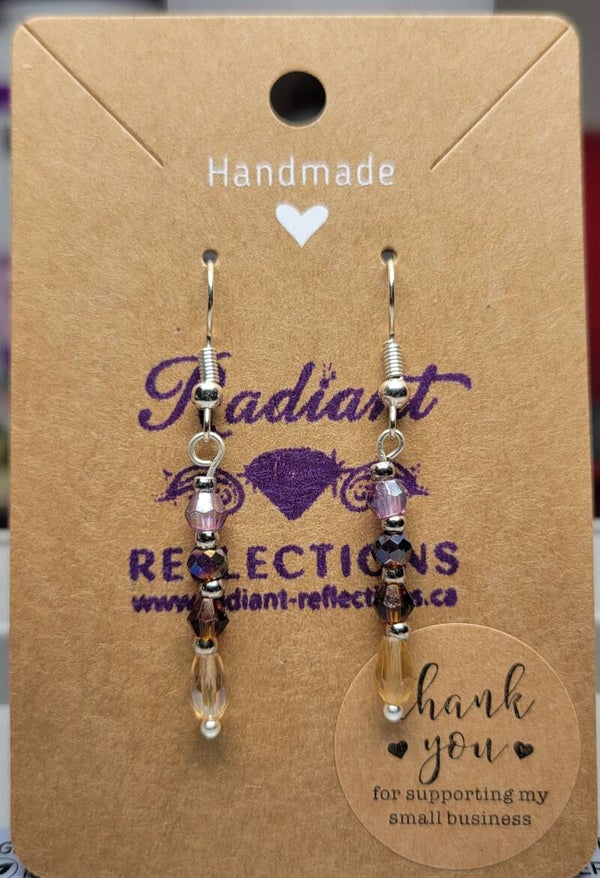 Earthy Plum Earrings