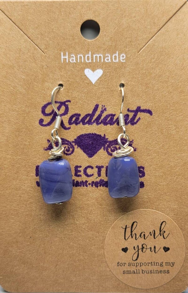 Cobalt Drop Earrings