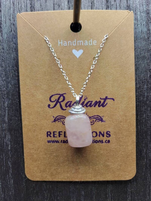 Pink Quartz Necklace