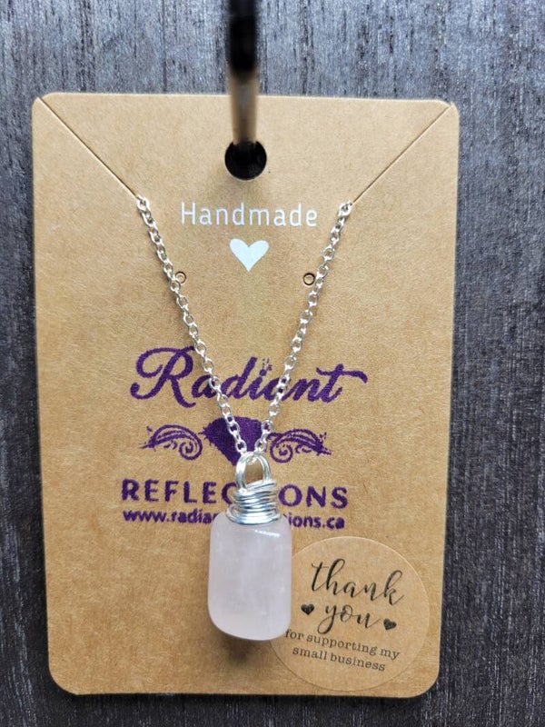 Pink Quartz Necklace