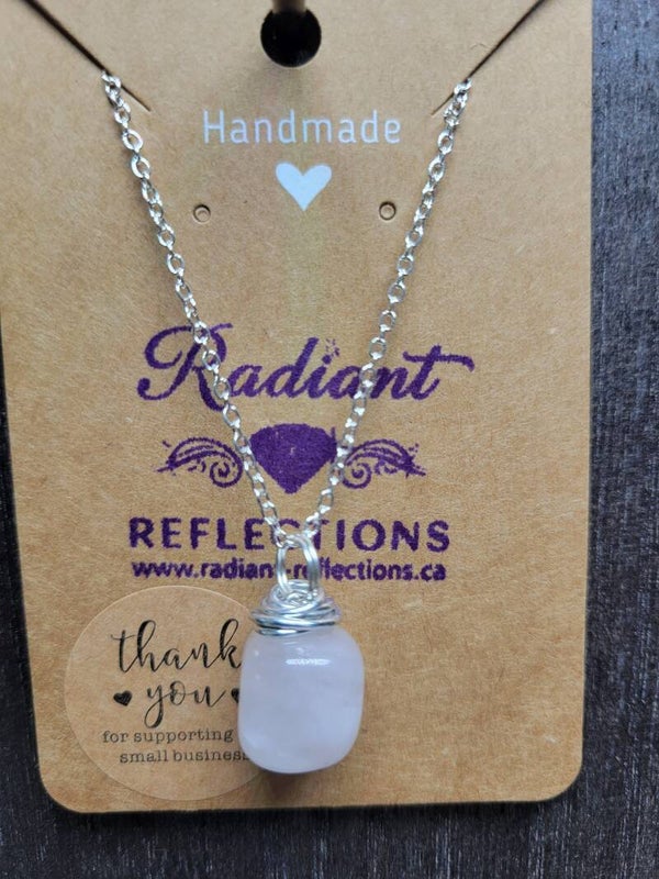 Pink Quartz Necklace