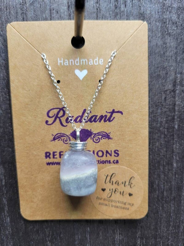 Grey Agate Necklace