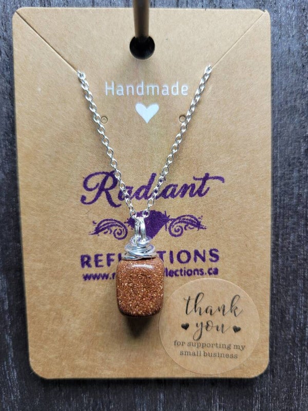Goldstone Necklace