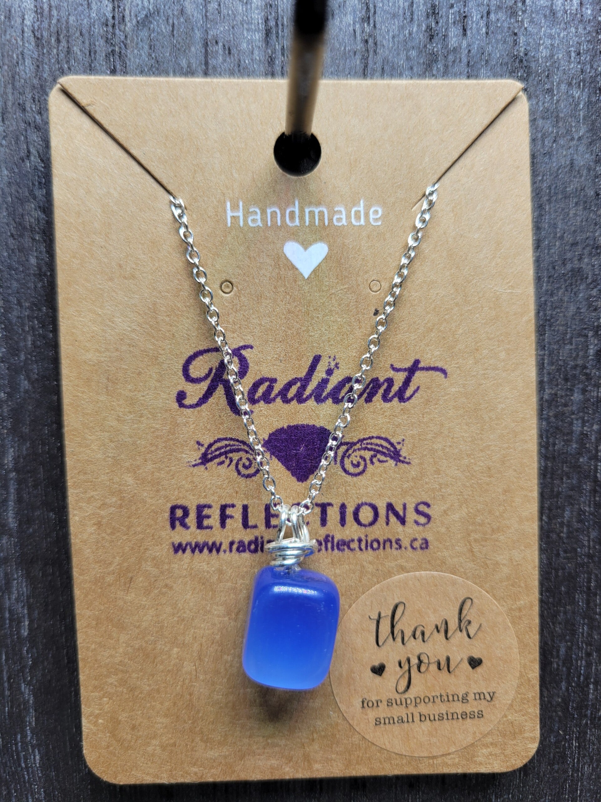 Blue Cat Eye Necklace