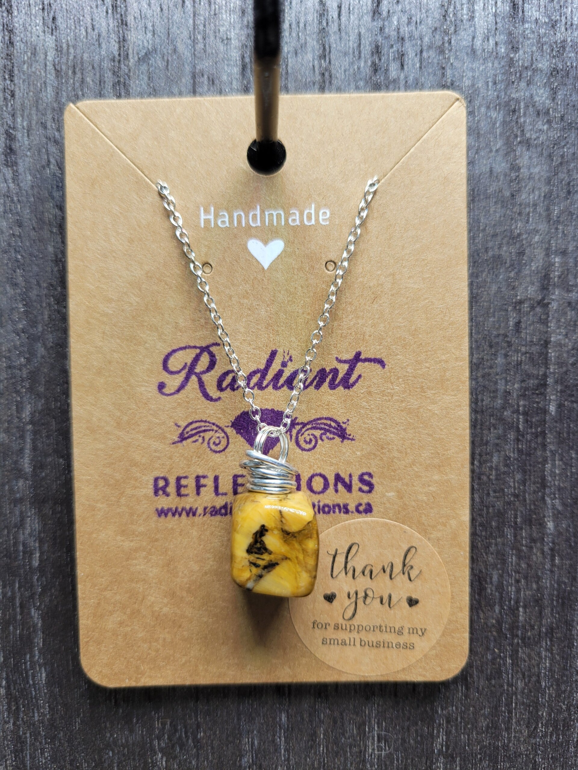 Butterscotch Swirl Necklace