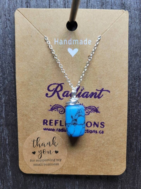 Turquoise Howlite Necklace