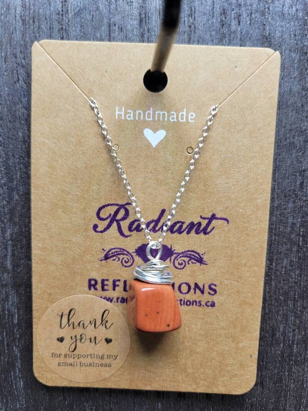 Orange Coral Necklace