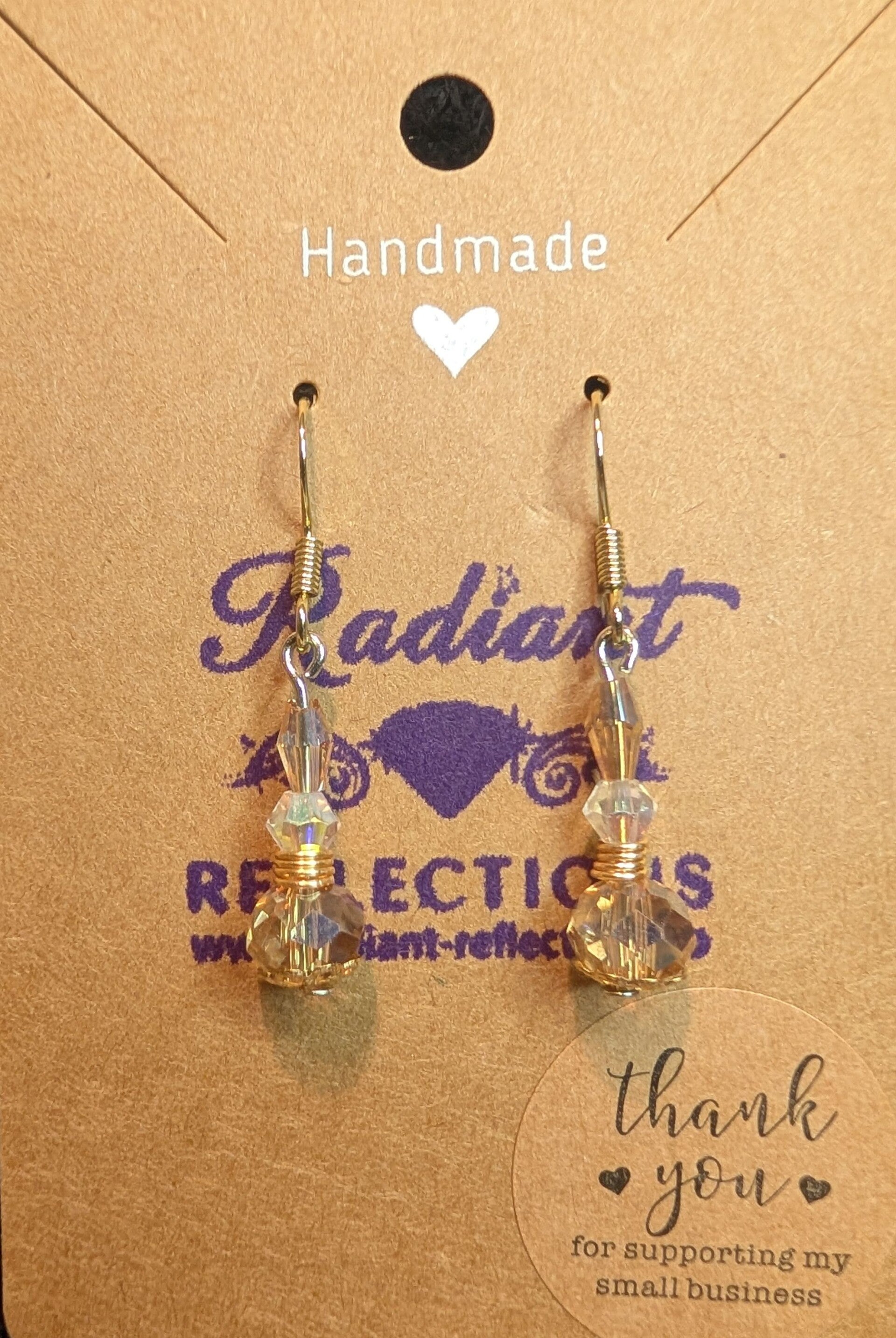 Champagne Drop Earrings