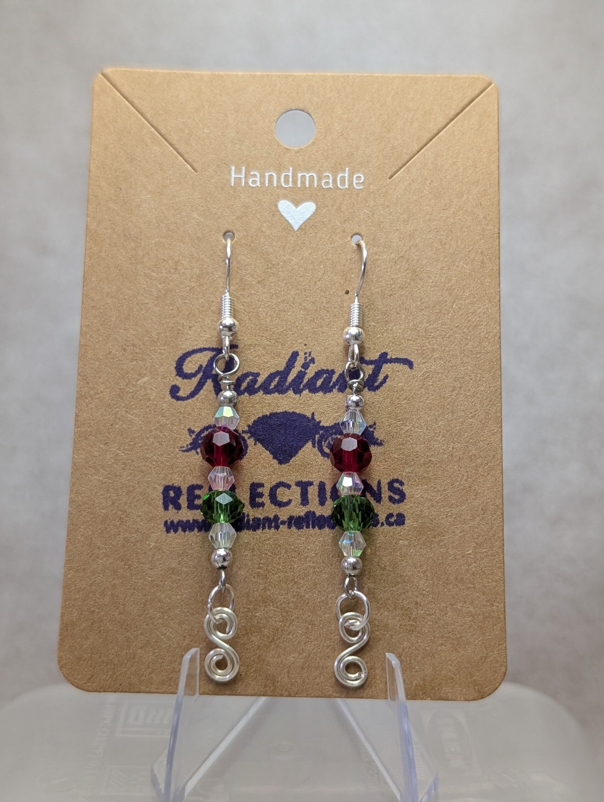 Christmas Spiral Dangles