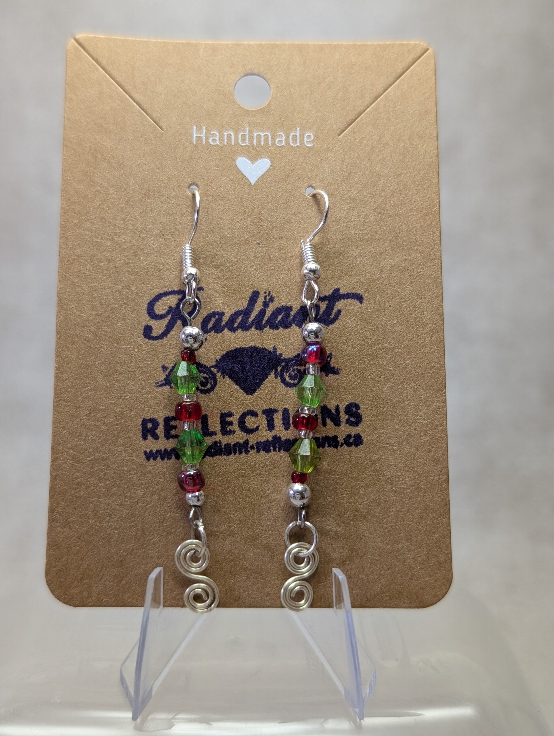 Christmas Spiral Dangles