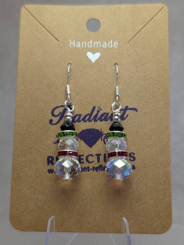 Crystal Snowmen (Red)