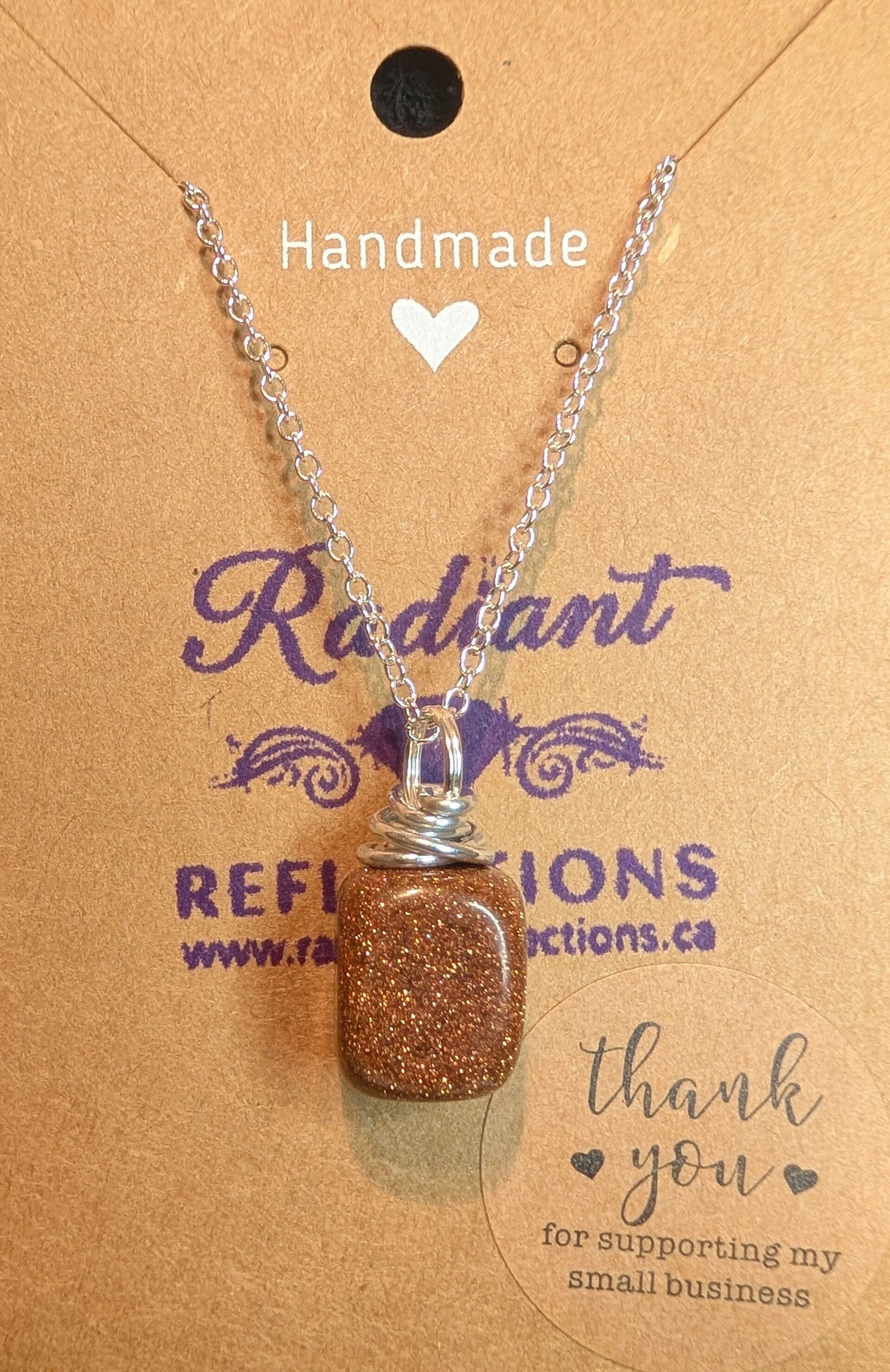 Goldstone Necklace