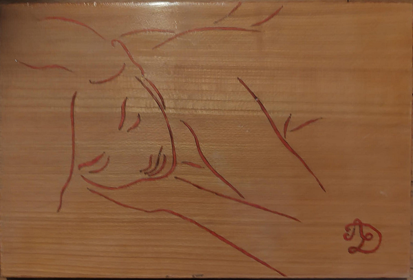 Femme endormie (2 tableaux)