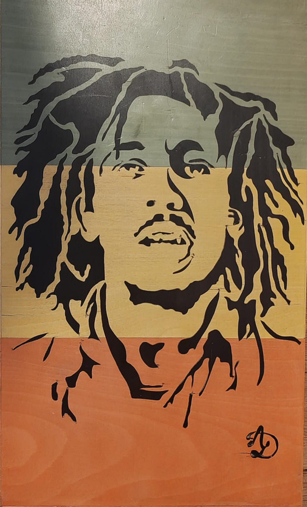 Portrait bob marley
