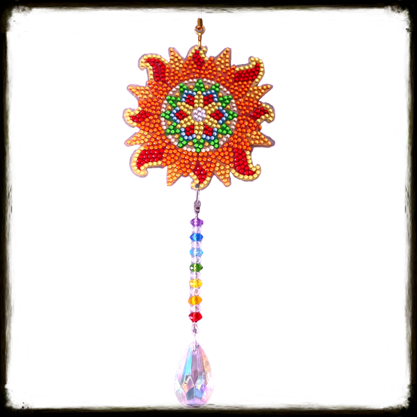 attrape-rêves Mandala orange