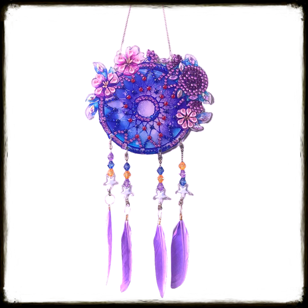 attrape-rêves Mandala floral
