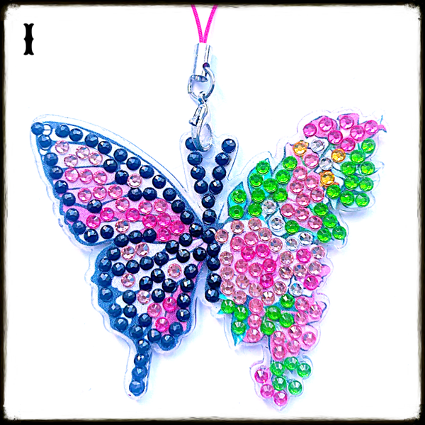 Porte clefs papillon