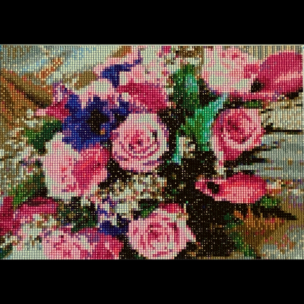 Toile bouquet de rose