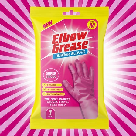 Pink Rubber Gloves