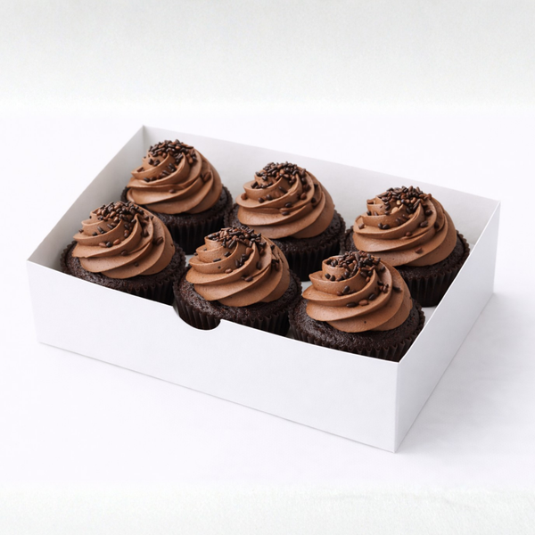 Chocolate Cupcakes (6 stuks)