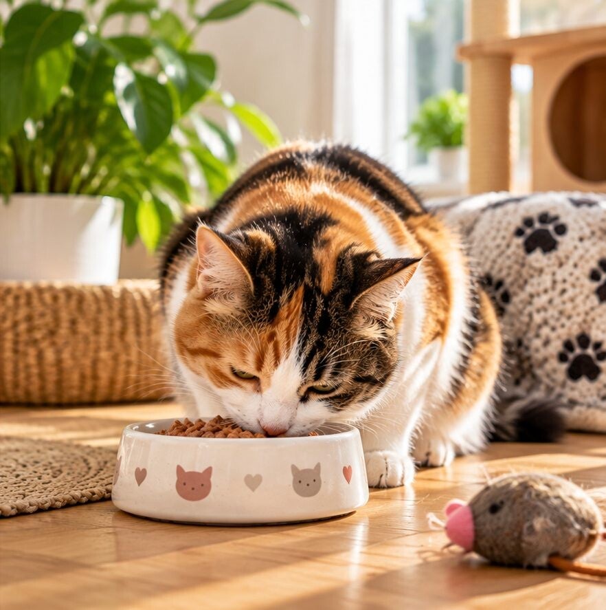 Alimentazione sana e equilibrata del gatto