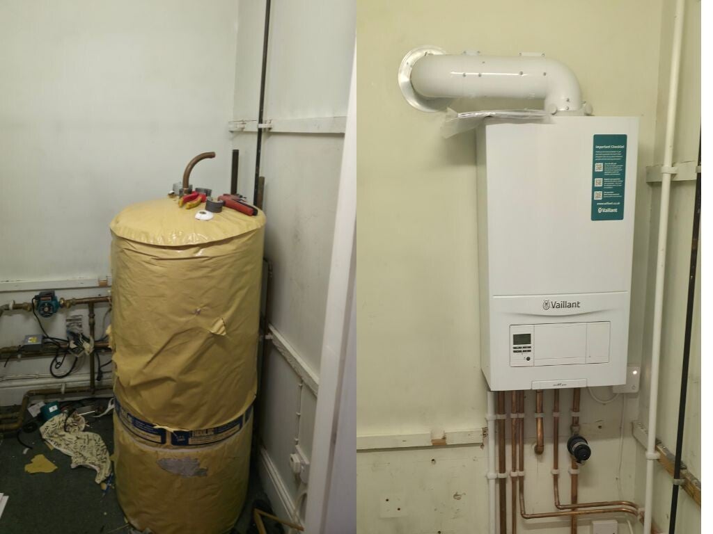 Boiler installation in Sussex by Gas Safe engineer  New combi boiler installation Sussex