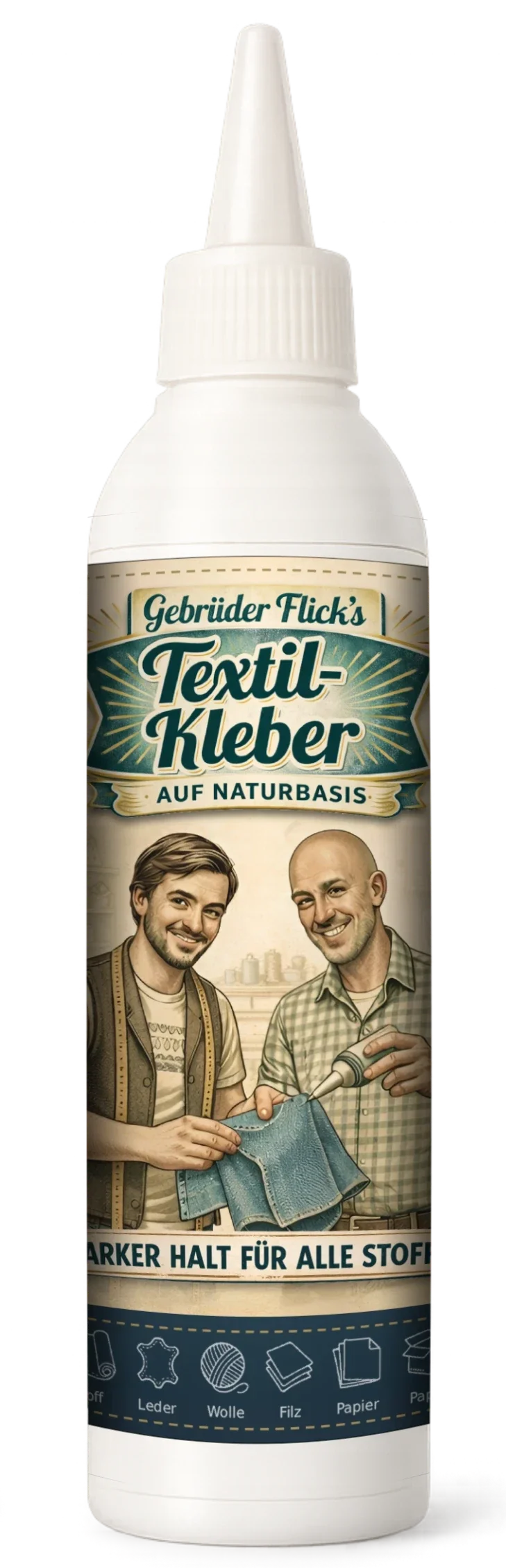 Textilkleber 200ml - Gebrüder Flick's