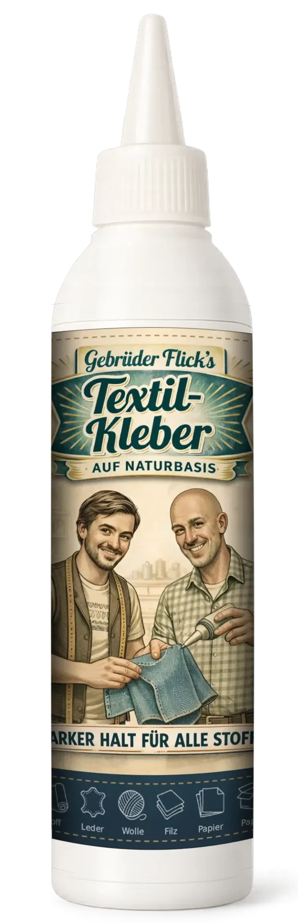 Textilkleber 200ml - Gebrüder Flick's