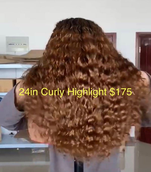 24in Curly Highlight