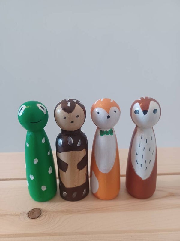 De wereld van Vos pegdoll