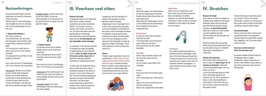 oefeningen bij artrose en reuma
