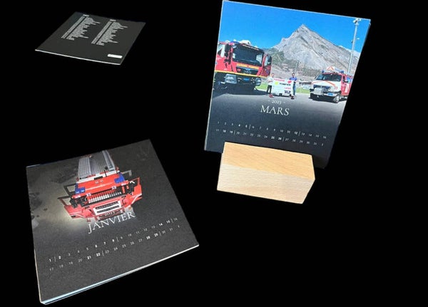 Calendrier passion pompier lego