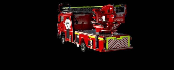 Auto échelle Rosenbauer L32XS lego moc