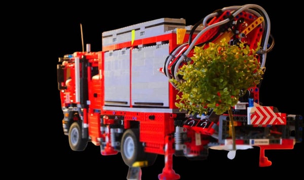 Puzzle Image pompier lego