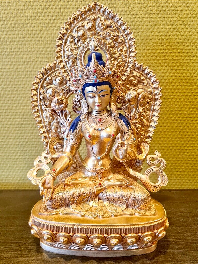 Witte Tara beeld 25 cm