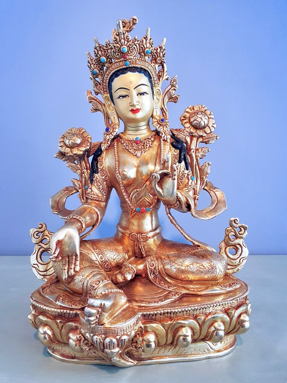 Groene Tara topstuk 34 cm