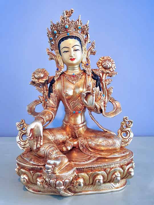 Groene Tara topstuk 34 cm