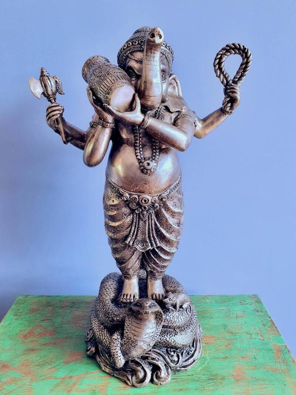 Ganesha beeld brons staand 56 cm