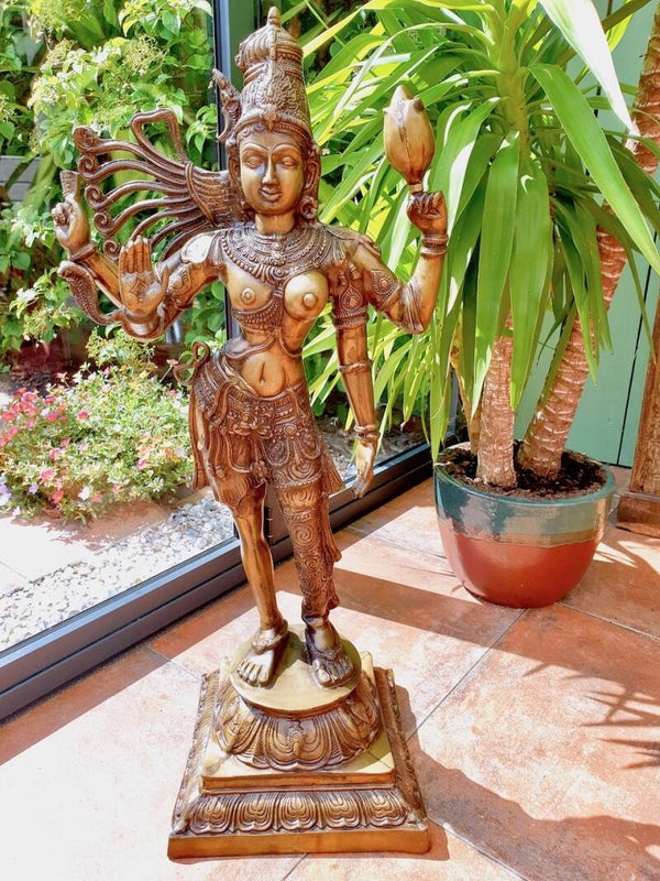 Ardhanarishvara topstuk 99 cm