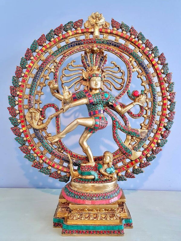 Topstuk Shiva Nataraj brons 59 cm