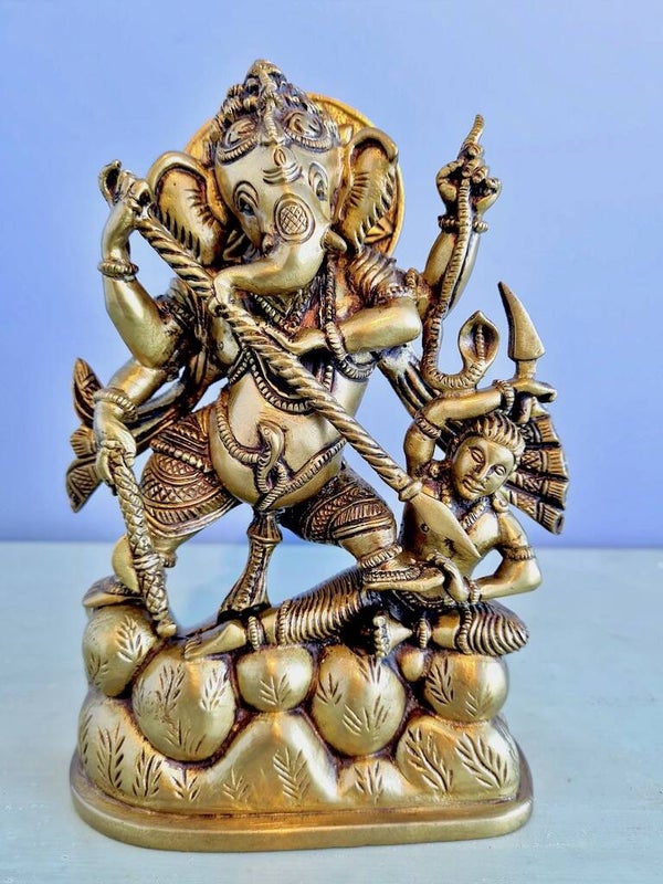 Ganesha beeld brons 20,5 cm
