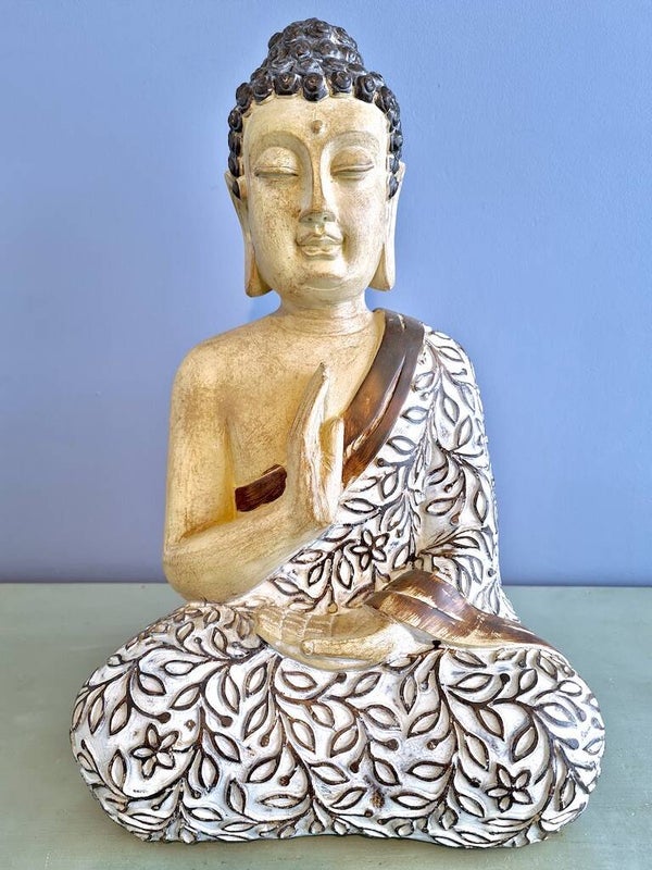 Boeddha beeld zittend 37 cm